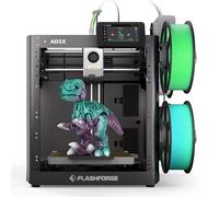 FLASHFORGE AD5X Imprimante 3D multi-matériaux, multicolore, vitesse 600 mm/s, impression en 1 clic, créations IFS, calibrage automatique, sauvegarde filaments