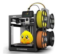 Flashforge AD5X Imprimante 3D, Multicolore, 600mm/s, CoreXY, Système IFS | Smart Auto-Switching, 99% Reprise Impression, Buse Quick-Release, Nivellement Auto, FDM