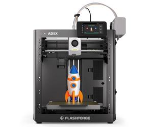 Flashforge AD5X Imprimante 3D Multicouleur, 600mm/s Vitesse Max CoreXY, Nivellement Automatique, Plateau PEI Magnétique, Buse 300°C, Wi-FI & APP (220x220x220mm)