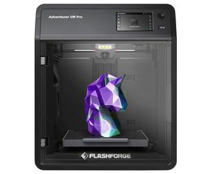 Flashforge Adventurer 5M Pro Imprimante 3D, Nivellement Automatique, Vitesse d'Impression Maximale de 600 mm/s, Surveillance par Caméra, Volume d'Impression de 220x220x220 mm.