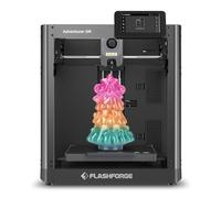 FLASHFORGE Adventurer Imprimante 3D 5M, 600 mm/s, nivellement automatique, extrudeuse directe, buse amovible 280 °C, plaque PEI double face, taille d'impression 220 x 220 x 220 mm