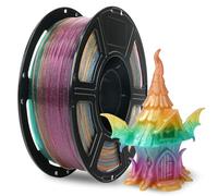 Flashforge Filament cristal PLA pour imprimante 3D - 1,75 mm - Matériau d'impression 3D - Précision dimensionnelle de la bobine +/- 0,02 mm - Compatible avec la plupart des imprimantes FDM/FFF