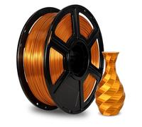 Flashforge Filament de soie PLA 1,75 mm, 1 kg/2,2 lbs PLA 3D imprimante filament pour imprimante 3D, cuivre
