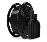 FLASHFORGE Filament élastique TPU95A pour imprimante 3D, 1,75 mm, haute élasticité et durabilité pour prototypes souples, accessoires portables et pièces fonctionnelles,1kg,Noir