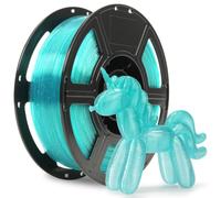 Flashforge Filament PLA cristal arc-en-ciel pour imprimante 3D, 1,75 mm, matériau d'impression 3D, précision dimensionnelle de la bobine +/- 0,02 mm, compatible avec la plupart des imprimantes FDM/FFF