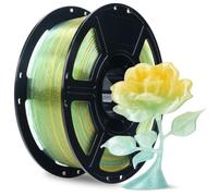 Flashforge Filament PLA cristal arc-en-ciel pour imprimante 3D, 1,75 mm, matériau d'impression 3D, précision dimensionnelle de la bobine +/- 0,02 mm, compatible avec la plupart des imprimantes FDM/FFF