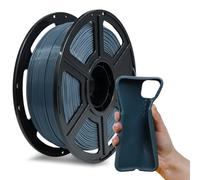 Flashforge Filament PLA flexible pour imprimante 3D, bobine de 1 kg, précision dimensionnelle +/- 0,02 mm, respectueux de l'environnement, sans fumée et sans odeur (gris, PLA flexible)