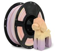 Flashforge - Filament PLA haute vitesse, 1,75 mm, impression haute vitesse, 500 mm/s, filament pour imprimante 3D rapide, débit dur et élevé, 1 kg (coucher de soleil, orange, jaune et lilas)