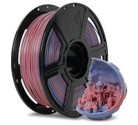 FLASHFORGE Filament pour imprimante 3D 1.75mm, Filaments pour imprimante 3D 1kg Spool - Précision dimensionnelle +/- 0.02mm, respect de l'environnement, pas de fumée et pas d'odeur (Rose&Bleu, PLA)