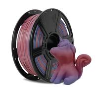 FLASHFORGE Filament pour Imprimante 3D Changement de Couleur Dégradé PLA Filament 1.75mm, Bobine de 1KG (2.2lbs), Précision dimensionnelle +/- 0.02mm, Meilleure ténacité & Pas de nouage (Rose&Bleu)