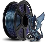FLASHFORGE Filament pour Imprimante 3D PLA Caméléon Filament changeant de couleur 1.75mm, change de couleur avec la lumière et les angles, bobine de 1KG (2.2lbs), Dimensions+/- 0.02mm (Burnt Titanium)