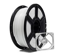 Flashforge Filaments ABS pour imprimante 3D 1,75 mm Bobine de 1 kg Précision dimensionnelle +/- 0,05 mm Creator Pro et Dreamer (Blanc)