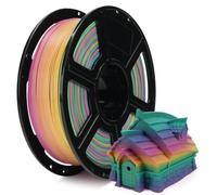 FLASHFORGE Rapid Filament PLA dégradé de couleur 1,75 mm Rainbow Candy, dégradés de couleurs doux et rapide, haut débit Speedy Filament pour imprimante 3D, profitez de performances exceptionnelles