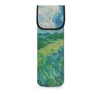 Flashideas Étui plat en néoprène résistant à la chaleur pour fer à friser avec poches organiseurs et rangement, Van Gogh Wheatfield, One Size