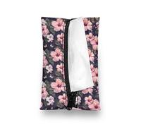 Flashideas Porte-mouchoirs de poche rose à motif floral pour sac à main, petite taille, réutilisable, pochette de voyage pour pièces de monnaie, pochette à mouchoirs pour voiture, bureau, maison