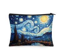 Flashideas Trousse de maquillage pour sac à main de voyage, petite trousse de maquillage portable pour femme, Nuit étoilée., 1 Set