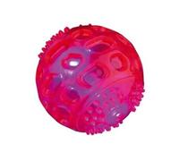 Balle clignotante pour chien TRIXIE, rose, ø 6 cm, 33642, activation par impact, durée d'éclairage de 50 heures