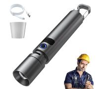 Flashlights for Emergencies, LED Rechargeable Flashlights, Portable Power Bank Flashlights, Multifunctional Camping Flashlights, Powerful Hiking Flashlights, Fishing Flashlights with Power Bank, Emerg