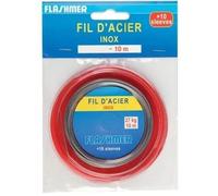 Flashmer - Fil D'Acier Tresse Gaine Nylon 10 M Taille : 11 Kg