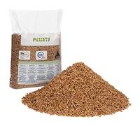 FLASHPRIX Sac à granulés pour poêles 15 kg de bois recy t biomasse Idéal pour panier brûle-granulés, cheminées et poêles