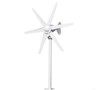 FLASIDU Kit Générateur Turbine Éolienne Énergie 12 V 800W 6 Pales, contrôleur intégré, protection contre les surtensions