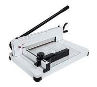 FLASIDU Massicot A4 Coupe Papier Professionnel Convient aux Cartes Professionnelles en Papier A4 Étiquetage Clair 70*39*33cm, Blanc