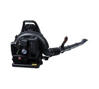 FLASIDU Souffleur de feuilles thermique, Souffleur à dos thermique, 63cc 2 temps, 3hp-2.3KW, 6800r-min, 1.7L, 665cfm, 205MPH, Noir