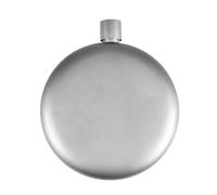 Flask for Men - Bouteille de poche en titane, ultra légère Liquid Container, Round Mini Flagon | Whiskey Vodka Wine Flask, Portable Alcohol Holder, Travel Small Drinking Bottle for Outdoor Camping