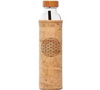FLASKA - gourde revitalisante - fleur de vie - 750ml noir G