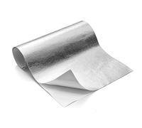 FLASLD Bloc thermique - Bouclier thermique automobile - Aluminium réfléchissant, isolation et adhésif 101,6 x 203,2 cm, bouclier thermique aluminisé avec dos adhésif