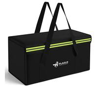 FLASLD Boîte à documents ignifuge 60 x 30 x 30 cm, boîte de rangement à 4 couches, grand espace, sac de rangement étanche, pliable et portable, organisateur de fichiers anti-poussière pour bureau