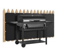FLASLD Bouclier Thermique derrière la Grille, Housse Ignifuge et Protection d'écran de Protection Contre la Grille, Pare-Brise imperméable et Robuste pour extérieur (91 x 183 cm)