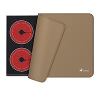 FLASLD Housse de protection en silicone pour cuisinière électrique résistante à la chaleur - Grand tapis de four plat imperméable pour cuisinière à induction - Protection de dessus de cuisinière en