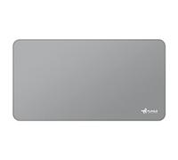 FLASLD - Tapis de Gril, 81 x 152 cm, Ignifuge et imperméable pour barbecues au Charbon, barbecues à gaz, friteuses à Huile et fumoirs, Tapis de Protection pour terrasse et Patio, Gris argenté