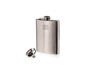 Flasque 24 vec entonnoir - - Argent - Inox