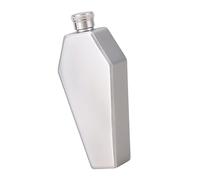 Flasque à 6 côtés en acier inoxydable de qualité supérieure, étanche, bouteille d'alcool de voyage pour le camping, la randonnée, les voyages d'affaires et les cadeaux, porte-whiskies hexagonaux