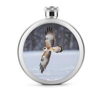 Flasque à whisky Flying White Eagle pour liqueur, bouteille en acier inoxydable, étanche, portable, pour extérieur, camping, voyage, cadeaux de 140 ml