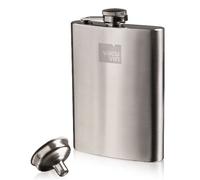 Flasque à whisky inox avec entonnoir - Hip Flask & Funnel