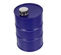 Flasque Alcool, Flasque en forme de tambour en acier inoxydable, camping en plein air