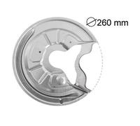 Flasque anti-poussière de disque arrière droite pour Seat Altea (5P)