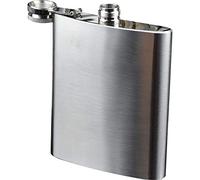 Flasque BIG flacon 18 oz 500ML Hip Liquor en acier inoxydable Flasque Vissée Chapeau couleur noire ou couleur Sliver disponible entonnoir grand libre Flasque A Whisky (Color : Sliver)