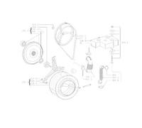 Flasque Complete Avec Roulement Rep 2010 Pour Lave Linge - 481246448165