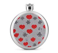 Flasque d'amour en forme de griffe de chien pour liqueur, bouteille en acier inoxydable, étanche, portable pour extérieur, camping, voyage, cadeaux de 140 ml