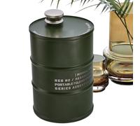 Flasque de camping, grande capacité, en acier inoxydable, étanche, pour la pêche, la randonnée, le camping, le lieu de travail, les rassemblements, les pique-niques, la randonnée pédestre - 750 ml
