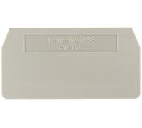 Flasque de fermeture et plaque intermédiaire Weidmüller ZAP/TW 2 DB 1608770000-1