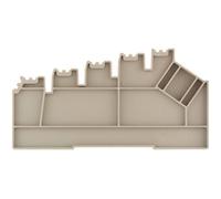 Flasque de fermeture Weidmüller AP ZRV1.5 DB 1698180000 10 pc(s)