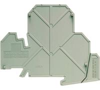 Flasque de fermeture Weidmüller WAP WDK 2.5N/TR-DU 1839850000 50 pc(s)