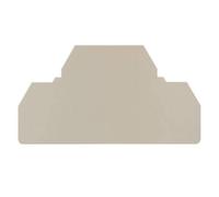 Flasque de fermeture Weidmüller ZAP ZDU6-2 OR 1771460000 50 pc(s)