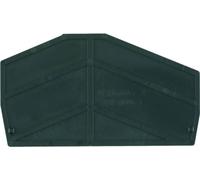 Flasque de fermeture Weidmüller ZAP ZDU6-2 SW 1814710000-50 50 pc(s)