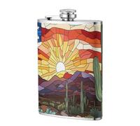 Flasque de poche en acier inoxydable avec drapeau américain 237 ml pour papa, témoin d'honneur, mariage, voyage, camping